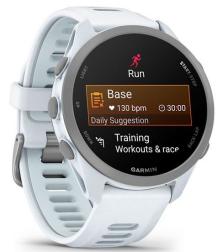 Смарт-часы Garmin Forerunner 170 Music, Whitestone with Whitestone/Cloud Blue Band (010-03920-11)