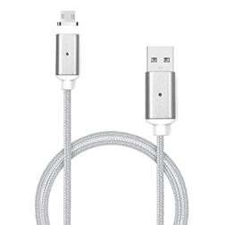 Кабель  USB Metal Magnetic micro USB 1m