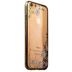 Накладка силиконовая Swarovski со стразами iPhone 7