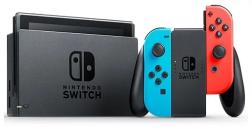 Игровая приставка Nintendo Switch 32 ГБ, неоновый синий/неоновый красный