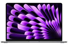 Ноутбук Apple MacBook Air 15 (M3, 8C CPU/10C GPU, 2024), 8 ГБ, 256 ГБ SSD, Space Gray (серый космос)