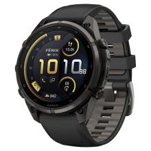Умные часы Garmin Fenix 9 Pro AMOLED 47мм inReach, Carbon Gray DLC Titanium Black / Pebble Gray (010-04336-11)
