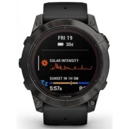 Garmin Fenix 7X Pro Sapphire Solar Carbon Gray DLC Titanium / Black Band