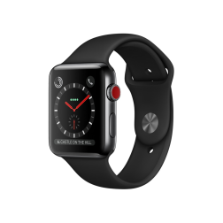 Apple Watch Series 2 42mm Space Gray Aluminum Case with Black Sport Band