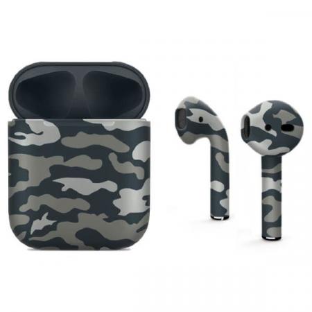 Apple AirPods (New Grey and Green camouflage) Беспроводные наушники в футляре с возможностью беспроводной зарядки