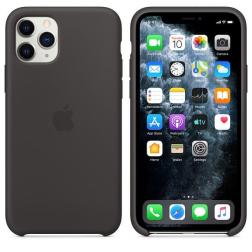 Силиконовый чехол для iPhone 11 Pro, чёрный