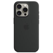 Чехол iPhone 15 Pro Silicone Case with MagSafe - Black