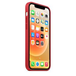 Силиконовый чехол MagSafe для iPhone 12 и iPhone 12 Pro, красный цвет (PRODUCT)RED