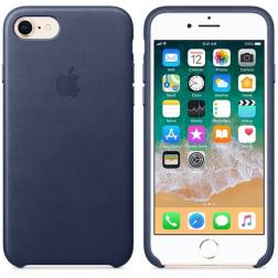 Кожаный чехол для iPhone 7 Blue