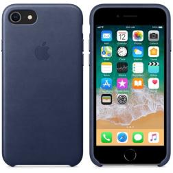 Кожаный чехол для iPhone 7 Blue