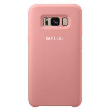 Чехол накладка Silicone coverSamsung S8 (Pink light)